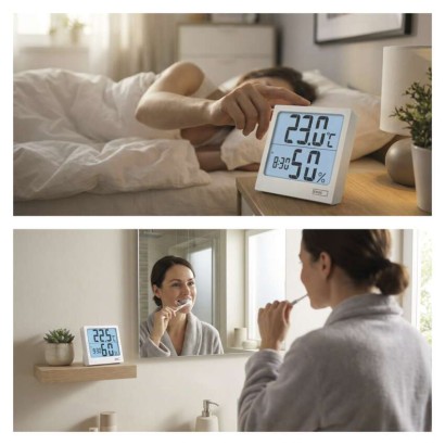 EMOS Hő- és nedvességmérő E0114N