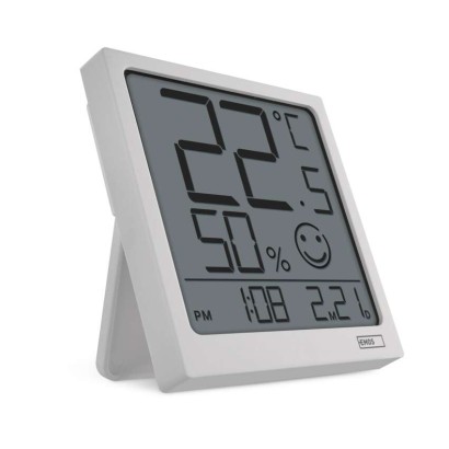 Digitales Thermometer mit Hygrometer, Funk-Sensor, Datum E0522