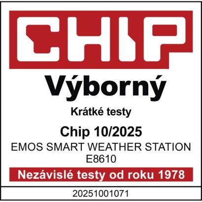 GoSmart bezprzewodowa stacja meteorologiczna E8610 z WiFi