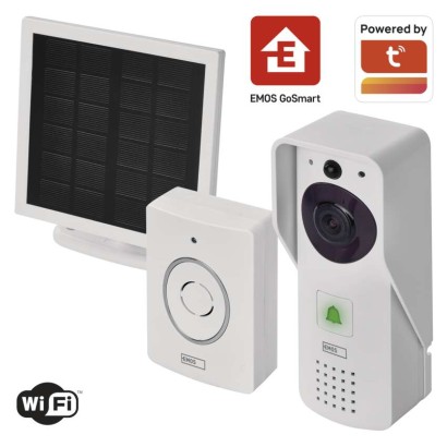 GoSmart dzwonek wideo IP-09D z WiFi, akumulatorem i panelem solarnym 