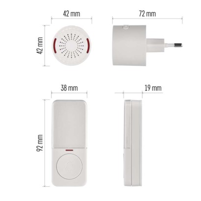 Vezeték nélküli csengő P5734