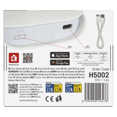 GoSmart Multifunkčná ZigBee brána IP-2000Z s Bluetooth a WiFi