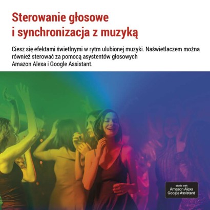 GoSmart Naświetlacz LED  20W, 1720 lm, RGB/CCT, IP65, WiFi