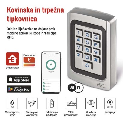 GoSmart Kodna tipkovnica IP-006AX, WiFi
