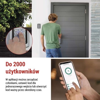 GoSmart Klawiatura kodowa IP-006AX, WiFi