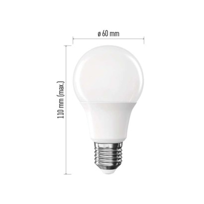 LED pirn Basic A60 / E27 / 8,8 W (60 W) / 806 lm / Neutraalne valge