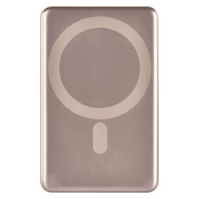 Power bank EMOS WI 1031, 10 000 mAh, 20 W + wireless, ružovo-zlatá