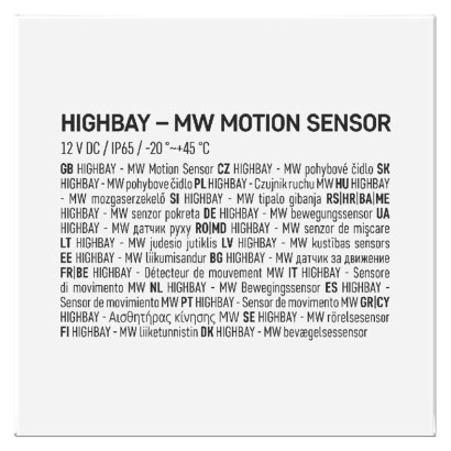 HIGHBAY - Czujnik ruchu MW