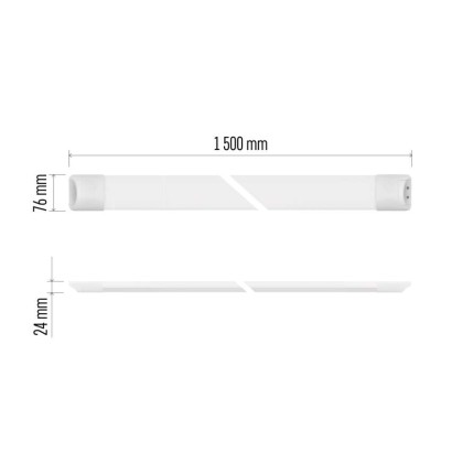 LED lineárne svietidlo MINO 50W, neutrálna biela