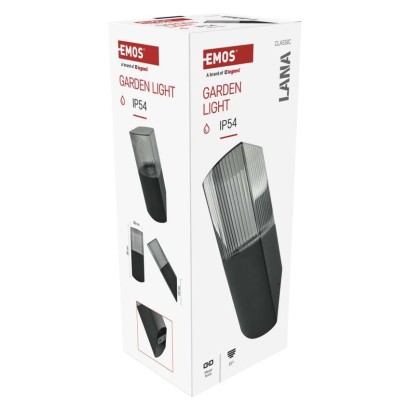 Zahradní nástěnné svítidlo LANA, 10,6 x 8,8 x 28,6 cm, 1 x E27, 25 W