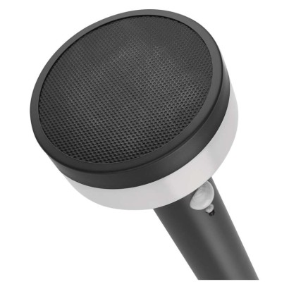 LED zahradní solární sloupkové svítidlo TERION, čidlo soumraku, 12,5 x 12,5 x 50 cm