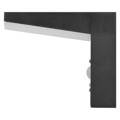 LED zahradní solární nástěnné svítidlo VEREA, čidlo soumraku, 10,7 x 15,4 x 13 cm