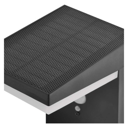 LED záhradné solárne stĺpikové svietidlo VEREA, senzor súmraku, 10,7 x 15,4 x 50 cm