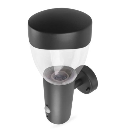 Garten-Wandleuchte ARTEO mit Dämmerungssensor, 16,4 x 12 x 29,5 cm, 1 x E27, 15 W