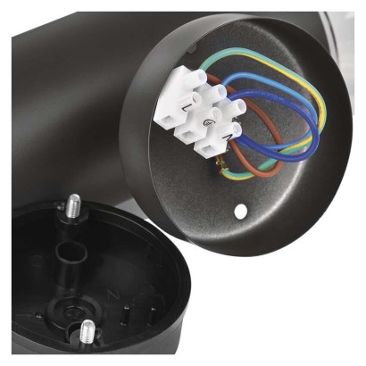 Záhradné nástenné svietidlo ARTEO, senzor súmraku, 16,4 x 12 x 29,5 cm, 1 x E27, 15 W