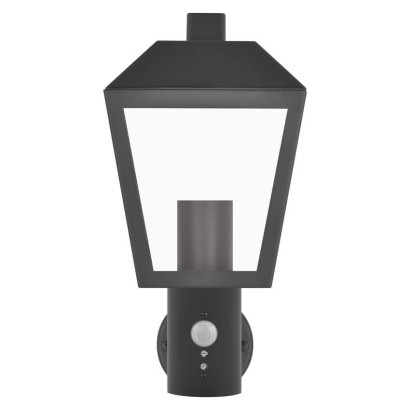 Zahradní nástěnné svítidlo ADENIA, čidlo soumraku, 19,8 x 15 x 29,8 cm, 1 x E27, 15 W