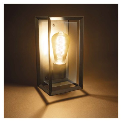 Zahradní nástěnné svítidlo MALVA, 13 x 12 x 25 cm, 1 x E27, 15 W