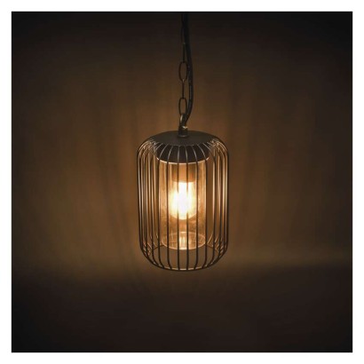 Zahradné závesné svietidlo SALVIA, 16 x 16 x 76 cm, 1 x E27, 15 W