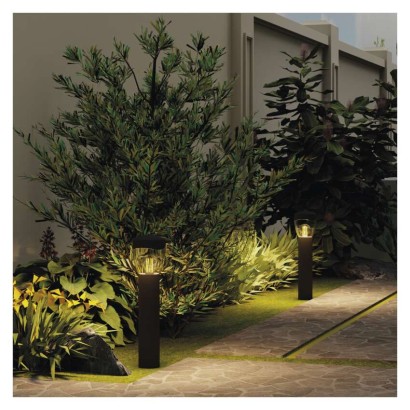 Záhradné stĺpikové svietidlo ARTEO, 12 x 12 x 80 cm, 1 x E27, 15 W