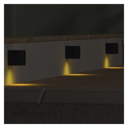 Záhradné nástenné svietidlo OCULUS, 8,8 x 6,7 x 8 cm, 1 x GU10, 1× 7W