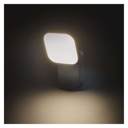 LED záhradné nástenné svietidlo NIKA, 12 x 12 x 20 cm, 12,5 W, teplá biela
