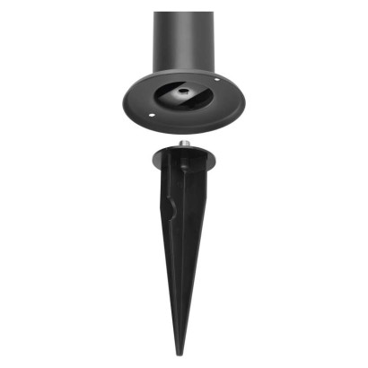 LED záhradné solárne stĺpikové svietidlo TERION, senzor súmraku, 12,5 x 12,5 x 80 cm