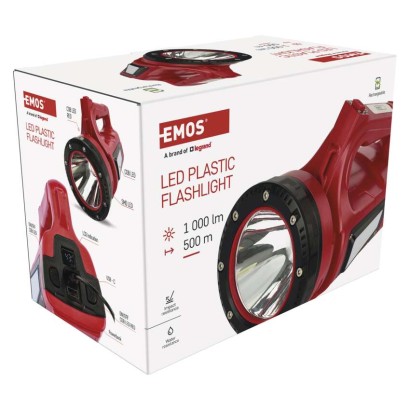 Latarka ładowalna LED, 1000 lm 15000 mAh