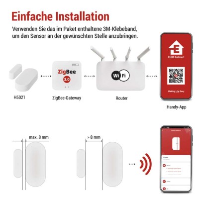 GoSmart Tür-/Fenstersensor IP-2011Z, ZigBee