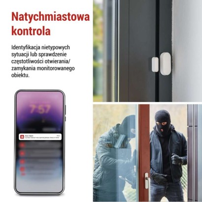 GoSmart Czujnik otwarcia drzwi IP-2011Z, ZigBee