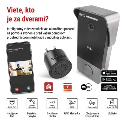 GoSmart videozvonček IP-20PoE