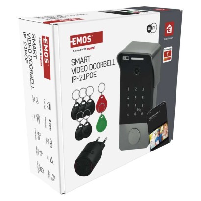 GoSmart video durvju zvans IP-21PoE