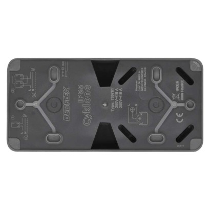 EMOS Cyklone komb. zás+prep. Č.6 nástenný IP55