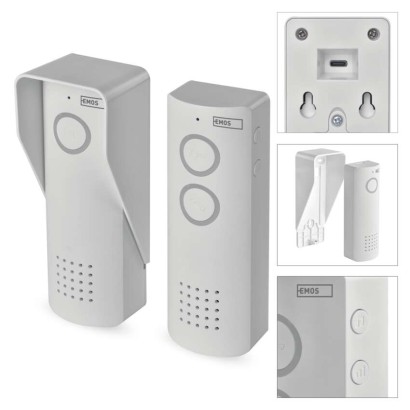 Juhtmevaba kodune audiovärava telefonikomplekt H1087, 1 osaleja