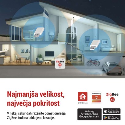 GoSmart Ponovitelj signala IP-2213Z za prehod ZigBee