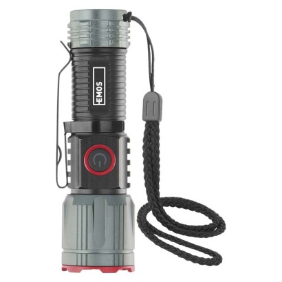 LED nabíjecí kovová svítilna 300 lm, 700 mAh