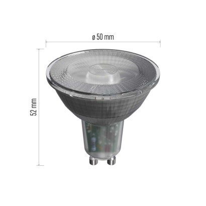 LED spuldze Classic MR16 / GU10 / 4,2 W (36 W) / 333 lm / silti balta