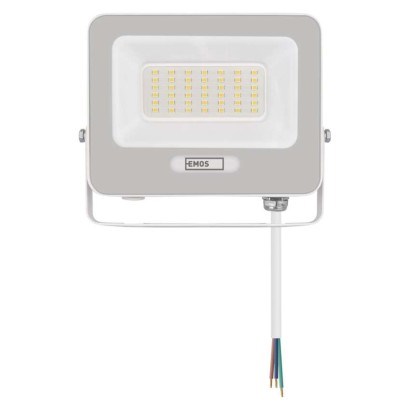 LED reflektor GLARO 30W, bílý, IP65, 3000 lm, neutrální bílá