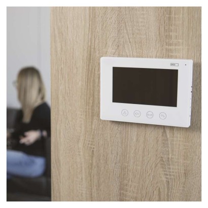 EMOS Videó kaputelefon WiFi szett EM-101WIFI, fehér