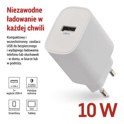 Ładowarka USB BASIC 10 W max.