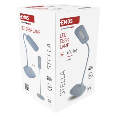 LED stolná lampa STELLA, modrá