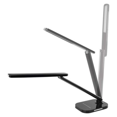 LED stolná lampa CARSON, čierna