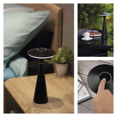 LED stolná lampa JASON, dobíjacia