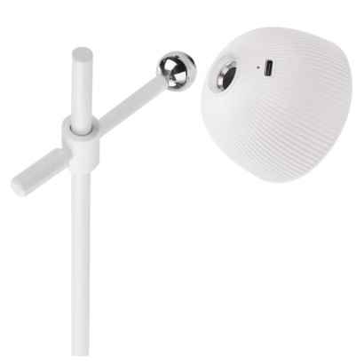 Lampa biurkowa LED SOPHIE, ładowalna, biała