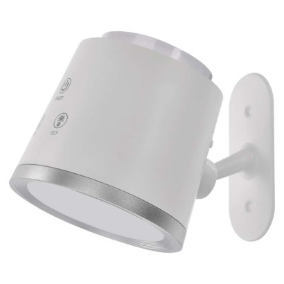 Lampa biurkowa LED ABBIE, ładowalna, biała