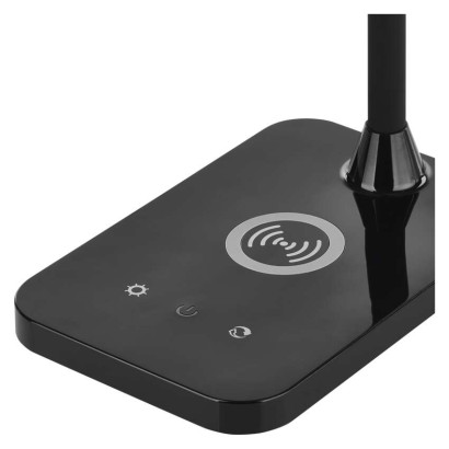 LED stolná lampa KYLE, čierna