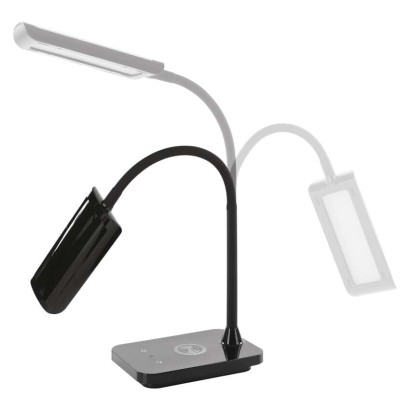 LED stolná lampa KYLE, čierna