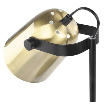 Lampa biurkowa NINA na żarówkę E27, złota