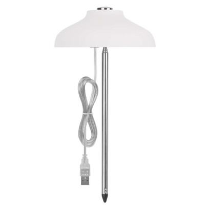 LED GROW pěstební lampa 5 W, časovač, bílá