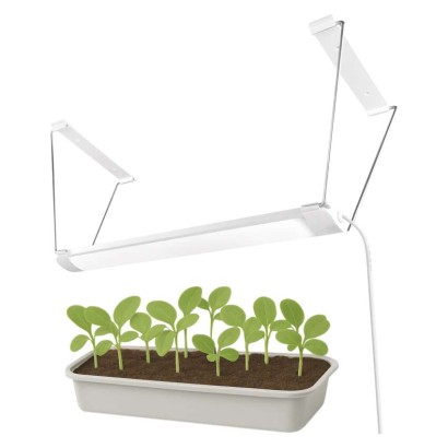 LED svetilka za rastline polnega spektra za setev, 28 LED diod, časovnik