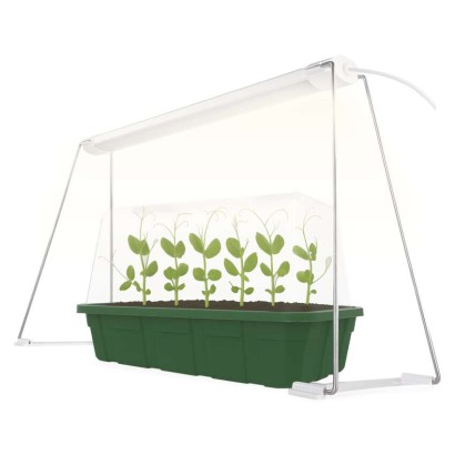 LED svetilka za rastline polnega spektra za setev, 28 LED diod, časovnik